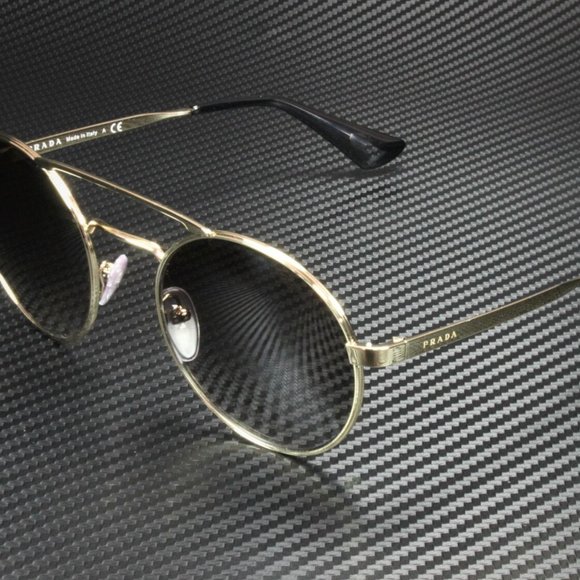 Prada Women's Black and Pale Gold Sunglasses! - Picture 1 of 4